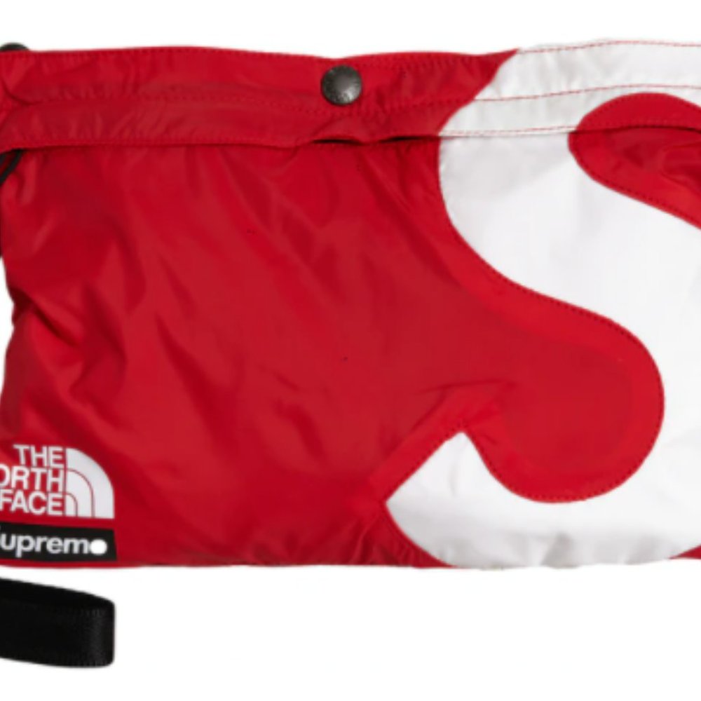 Supreme The North Face S Logo Shoulder Bag Red